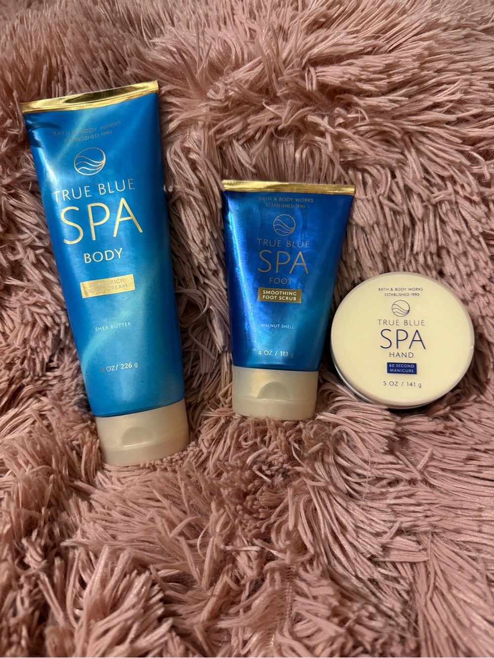 Body, Foot & Hand Care Set in Blue